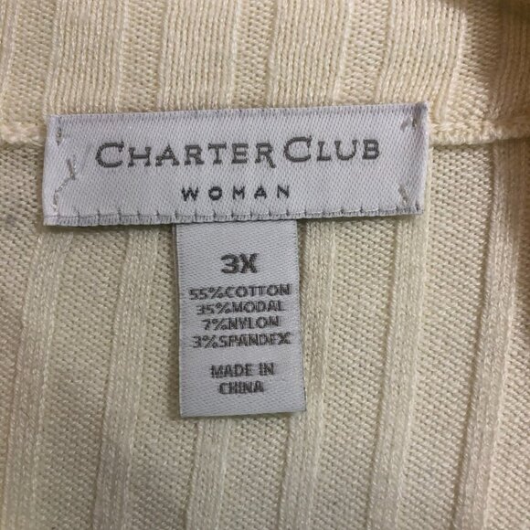 Charter Club Mock Neck Ribbed Sweater NEW - Picture 5 of 5